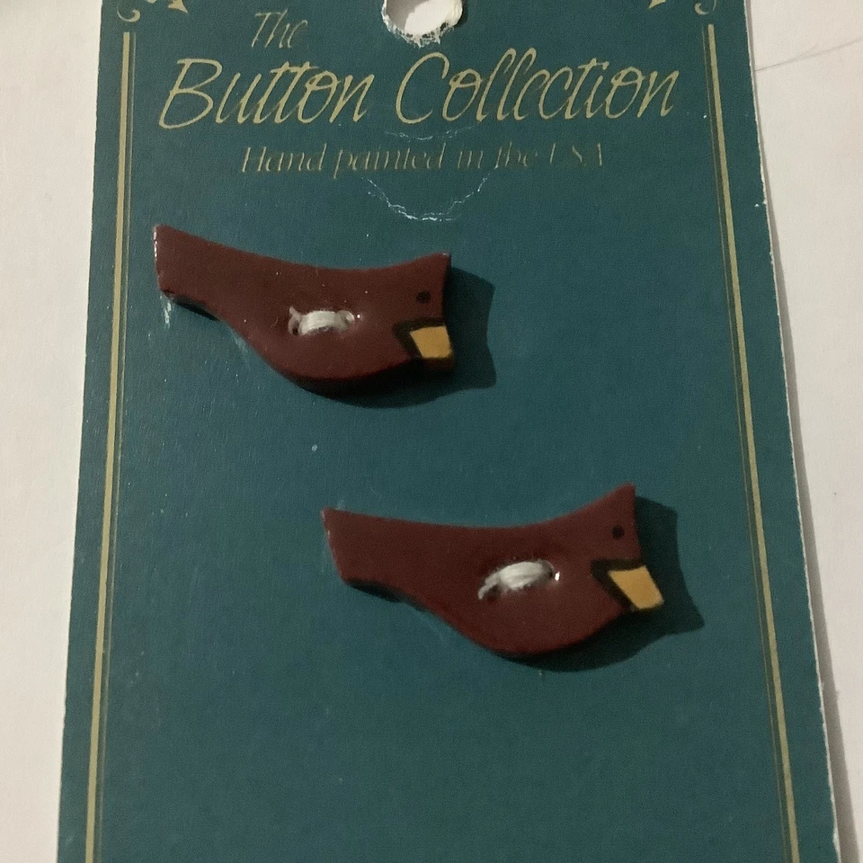 Mill Hill Buttons. Two Birds And A Bird House. - Image 4 of 4