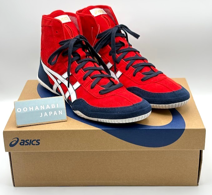 ASICS EX-EO Wrestling Boxing Shoes 1083A001  TWR900 New model Red/Navy NEW JAPAN