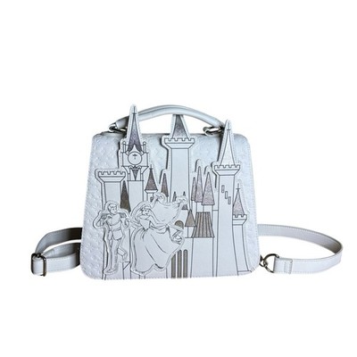 LOUNGEFLY X Disney Cinderella Happily Ever After Crossbody Bag Wedding White