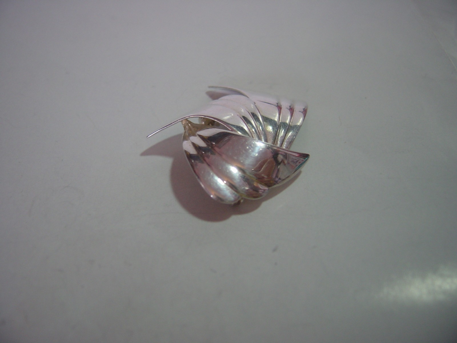 Vintage Stunning Solid Silver Classy Brooch-Rare … - image 5