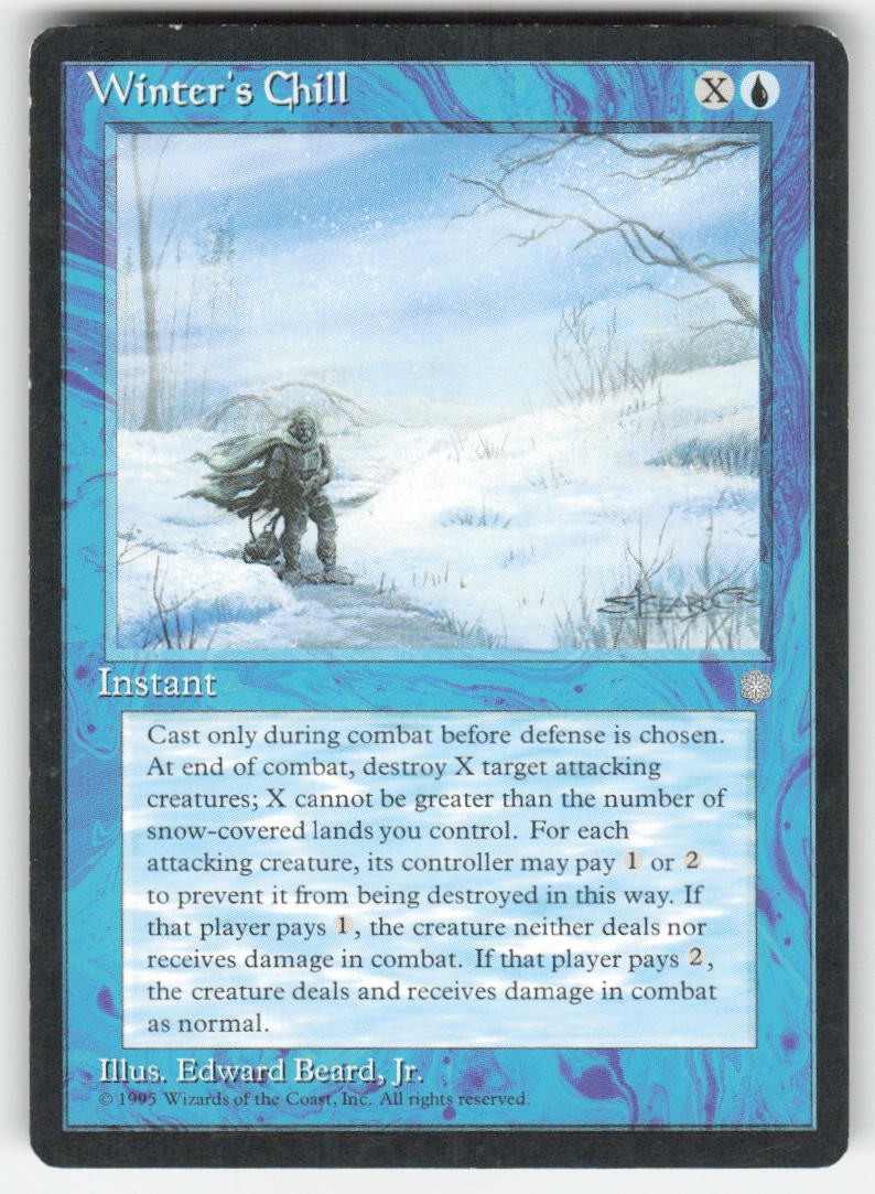 1995 Winter's Chill Ice Age MTG