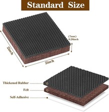 24PCS Non-Slip Furniture Pads, 2  Premium Furniture Pads, Anti Slip Furnitur