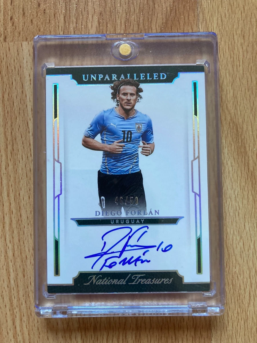 Diego Forlan Soccer Sports Trading Cards & Accessories Autographed