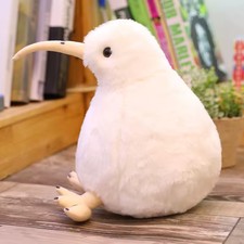 15cm albino Kiwi Bird Plush Toy Soft Stuffed Animal Doll Gift