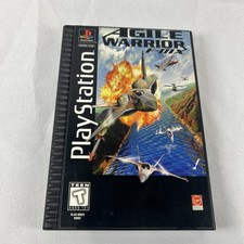 Agile Warrior F-111X – 1996 Vintage Sony PlayStation PS1 Game CIB Long Box