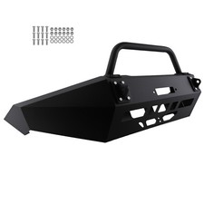 Front Winch Bumper Assembly Powder Coated For Dodge Ram 1500 94-02 Steel Black