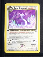 Dark Dragonair 33/82 Team Rocket prima edizione quasi nuovo