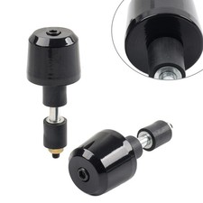 Pair 7/8" 22MM Universal Motor Handle Bar End Plug Handlebar Grip Ends Caps