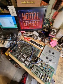 MORTAL KOMBAT 1 PCB JAMMA ARCADE BOARD SET 5.0 REV WORKING!!! (T-UNIT) MIDWAY