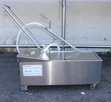 NEW 50 LB Portable Oil Filter Frymaster PF50 With Heater On Wheels