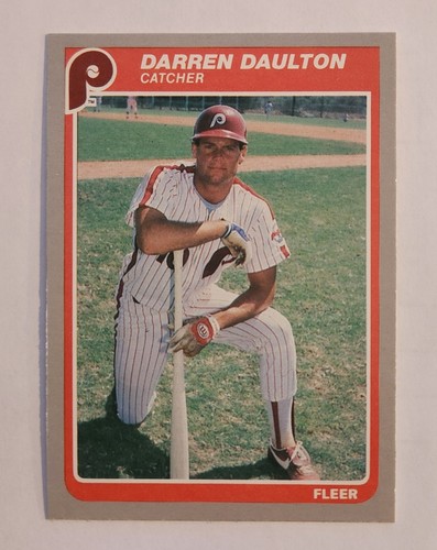 Darren Daulton #U-33 1985 Fleer Update card