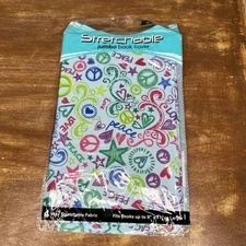 KITTRICH - Stretchable Fabric Book Covers Jumbo Size - 8'x10' or larger Peace