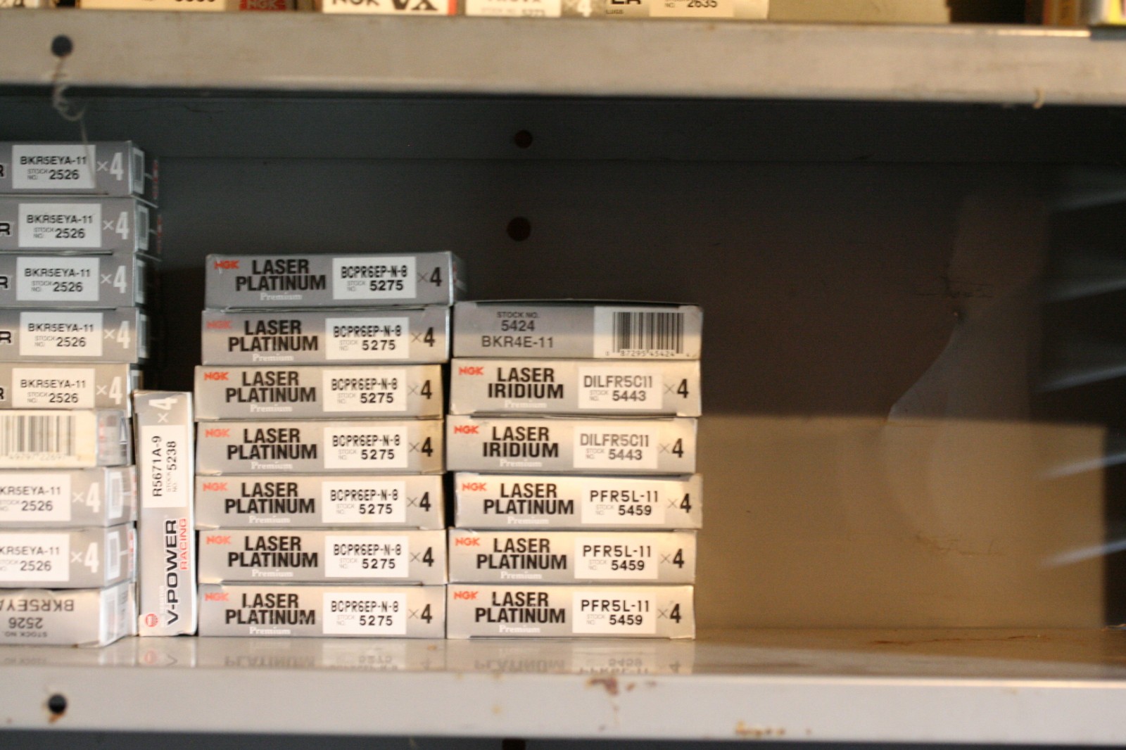 NGK BKR4E-11, NGK 5424 Spark Plug pack of 4