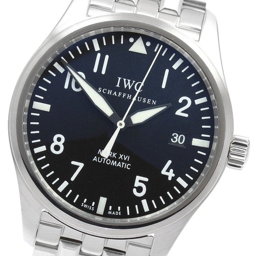 IWC SCHAFFHAUSEN Pilot Watch Mark XVI IW325504 Date Automatic Men's Watch_951863