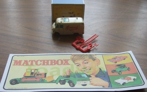 Vintage Lesney Matchbox No.62 T.V. Service Van With Repro box