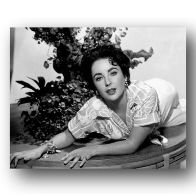 Elizabeth Taylor Photo 8x10 Stunning Glamour Portrait Close Up-12