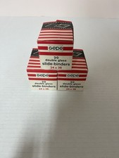 Gepe 20 Double Glass Slide Binders LOT Of 3 Complete - Deadstock NEW.