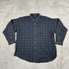 Vintage Ralph Lauren Shirt Mens 2XL Plaid Blake Button Down Long Sleeve 90s