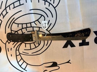 WWII US Army Air Force Cattaraugus Folding Machete w/ Original Blade Guard