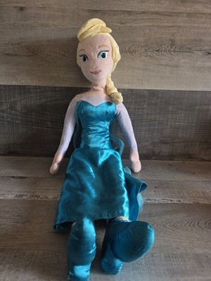 Disney Store Frozen Princess Snow Queen Elsa 34'' Inches Soft Stuffed Plush b222