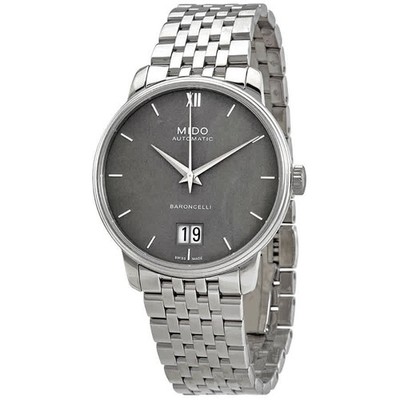 Mido M0274261108800 Baroncelli III Anthracite Dial 40 mm Men's Watch New