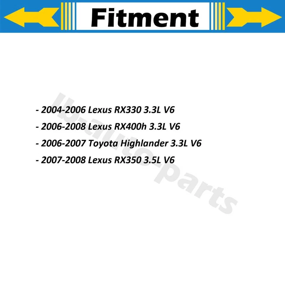 Rotor de freno de disco delantero trasero 4x para Lexus RX400h 2006-2008 3,3 L Foto 2 de 4