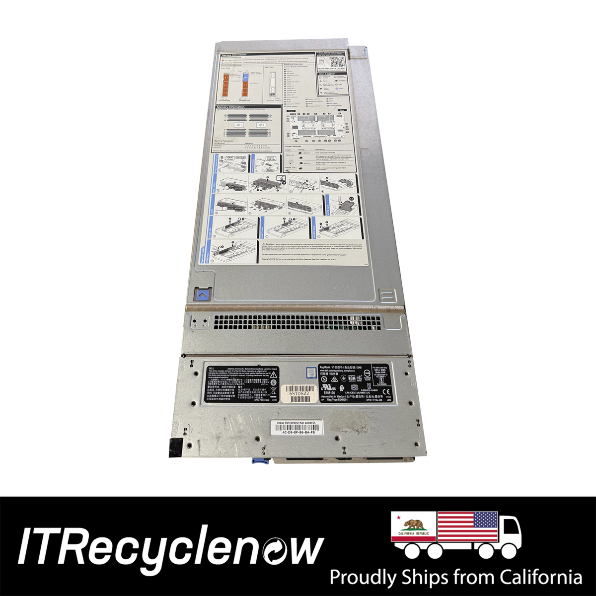 Dell PowerEdge MX740c Blade Server 2x Intel Xeon Gold 6240 | No
