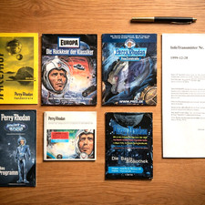 Werbung Merch Perry Rhodan Set mit 7 Artikeln um die 2000er Jahre #4666