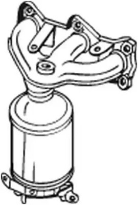 Katalysator Euro 4 090-149 BOSAL für SKODA SEAT VW