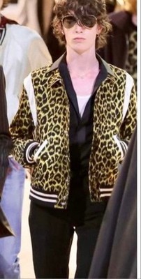 CELINE/セリーヌ レクタングル テディジャケット 44 20SS Celine Leopard Teddy Jacket 44 Stadium Jacket | eBay