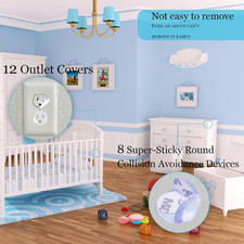 40 Pack Baby Proofing Kit Hidden Cabinet Drawer Locks Adjustable Latches Outlet