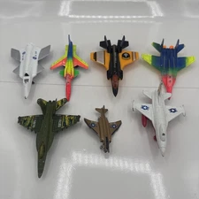 Mixed Lot of 6 Diecast Military Fighters Planes Airplanes Jets NASA Air Force