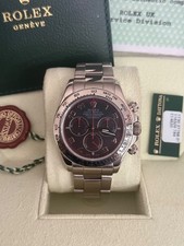 Rolex Daytona White Gold 40mm Racing Dial 116509 2009 Mint Condition full set