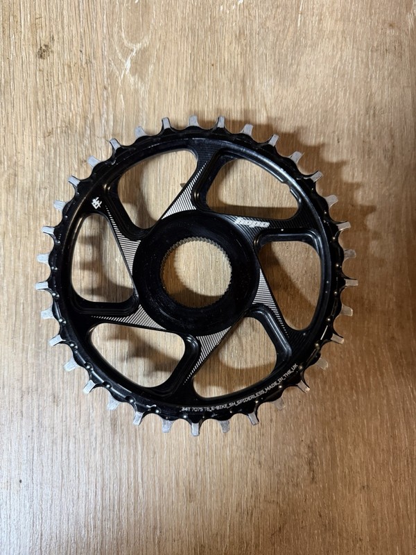 Hope Spiderless E-Bike Chainring 34T RR Compatible with Shimano Motors
