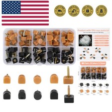 YEHAM 30 Pairs Women's High Heel Shoes Replacement Tips Pin, Round and Square...