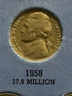 1958-P Jefferson Nickel — photo from another recent sale