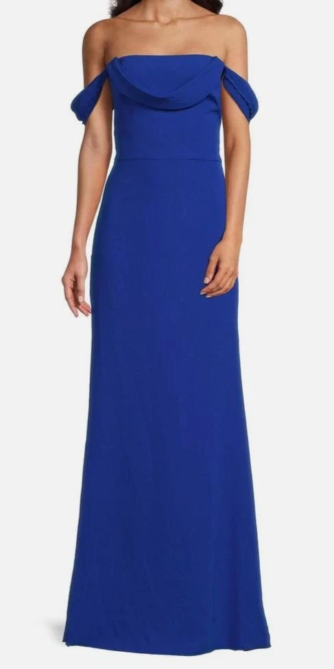 vera wang dress blue Vera Wang Lace Blue Bodice Gown – Reloved
