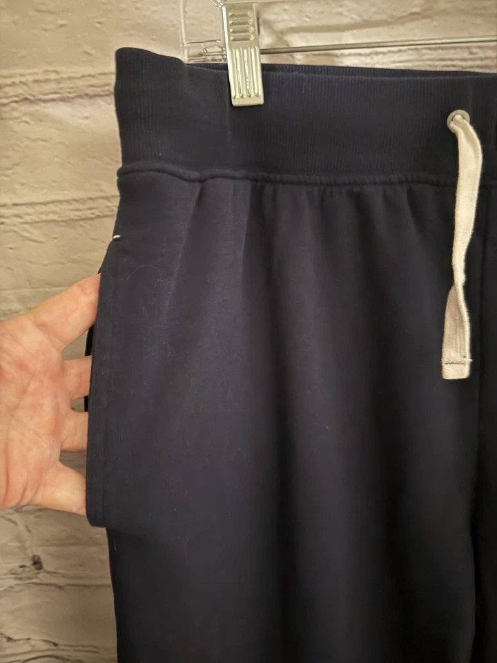 Calvin Klein Joggers Azul Oscuro Elásito Cintura Cordón LOGO NUEVO SIN ETIQUETAS Para Mujer XL Foto 3 de 4
