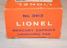 ORIGINAL EMPTY BOX FOR LIONEL 3413 MERCURY CAPSULE LAUNCHING CAR - POSTWAR — photo 4