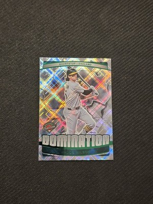 2025 Panini Prospect Baseball Jacob Wilson #3 Domination Green Diamonds SSP /25