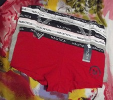 5 NEW NAUTICA NT4463 5PKEA SIGNATURE WAIST COTTON BOYSHORT PANTIES XL