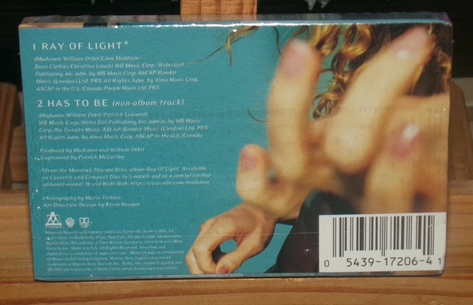 MADONNA RAY OF LIGHT NEW CASSETTE SINGLE HAS TO BE - Image 2 of 4
