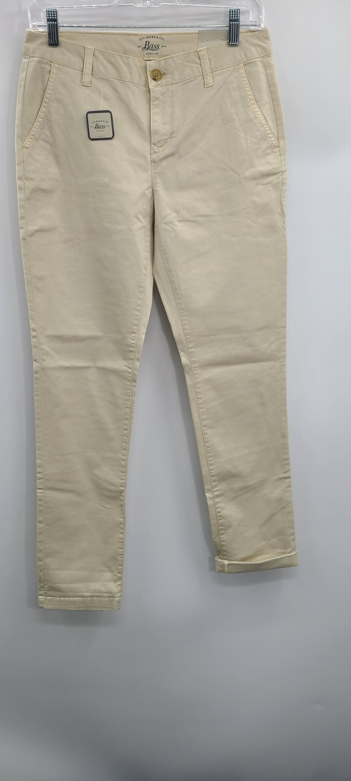G.H. Bass Women's Pants Larson Classic Chino Tampered Trouser NWT 59