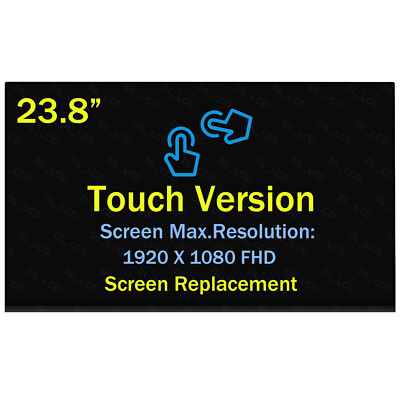 23.8'' Touch Screen for HP 24-K 24-k0105d L17303-274 LM238WF5-SSH1 24''LCD Display