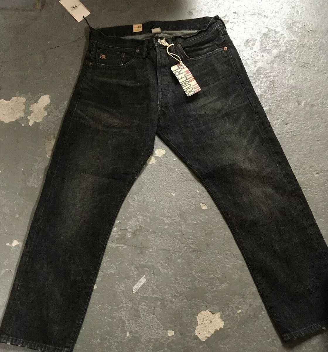 RRL Slim Fit Jeans Black