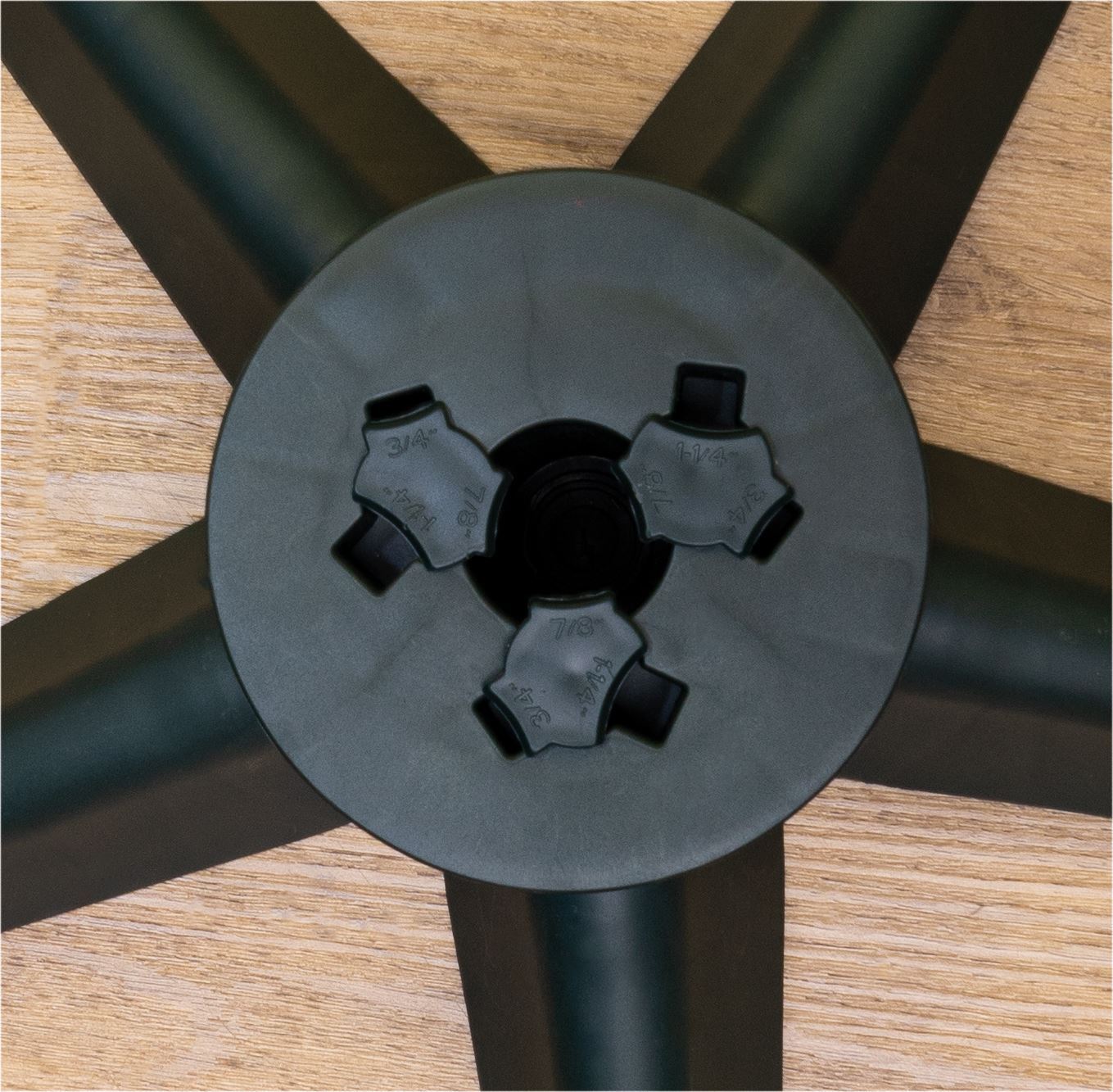 Artificial Christmas Tree Stand Base Holder for 2.4m 8ft Xmas Tree Pole