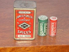 3 Vintage Advertising Tins