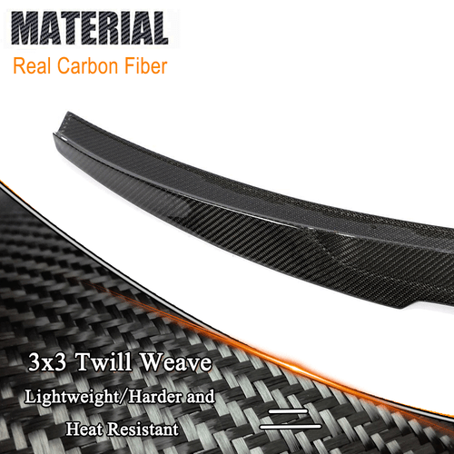 Alerón trasero de carbono alerón de maletero labio se adapta a BMW G22 430i G82 M4 20-24 - Imagen 8 de 11