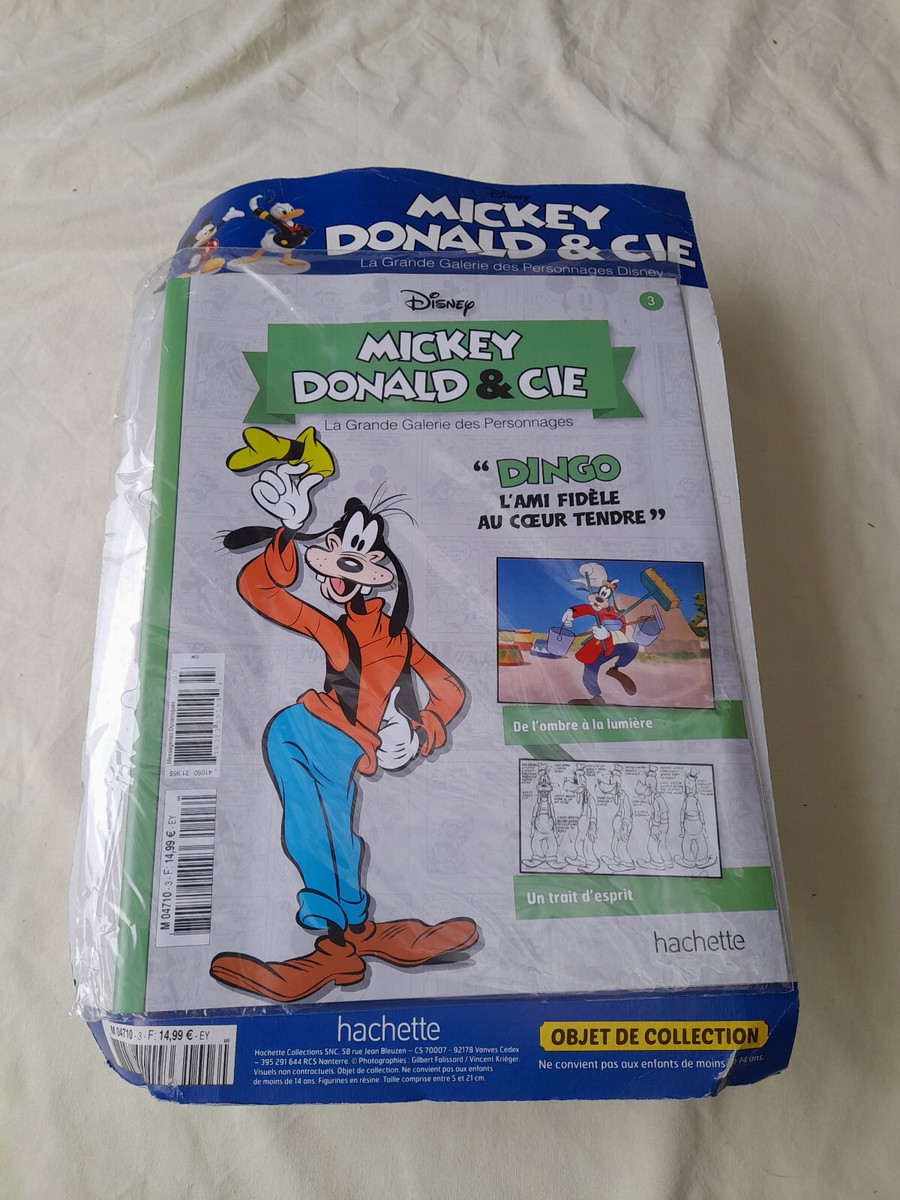 Figurine Dingo (Mickey Et Cie) En Résine - Collection Hachette - Neuve Sous Blister