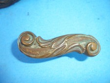 29252 5x deutsche Gründerzeit Fenstergriff Messing window handle 1900 brass 